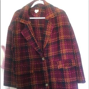 XL A New Day Plaid coat
